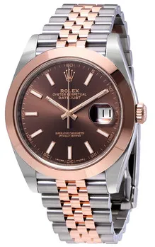 Rolex Datejust 126301CHSJ 41mm Stainless steel Brown