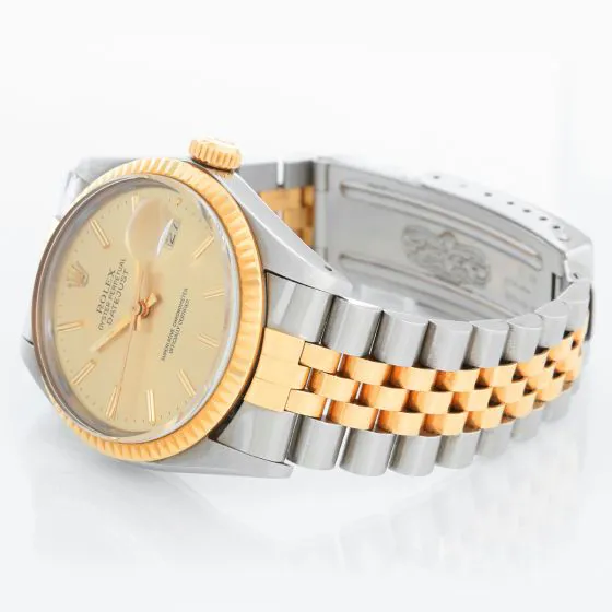 Rolex Datejust 16013 36mm Yellow gold and stainless steel Champagne 1