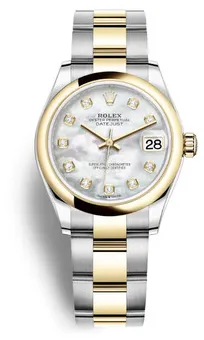 Rolex Datejust 278243MDO 31mm Yellow gold and Stainless steel Mother-of-pearl