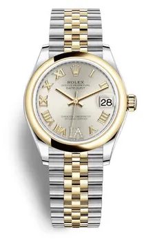 Rolex Datejust 278243SRDJ 31mm Yellow gold and Stainless steel Silver