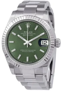 Rolex Datejust 278274GNSO Stainless steel and 18k white gold Green