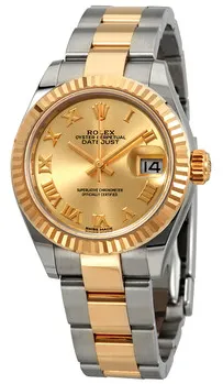 Rolex Datejust 279173CRO 28mm Stainless steel Champagne