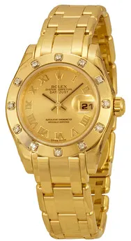 Rolex Datejust 80318CRPM 29mm Yellow gold Champagne