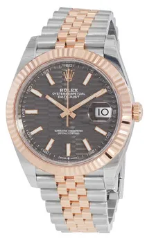 Rolex Datejust 41 126331-0020 41mm Oystersteel and Everose gold Gray