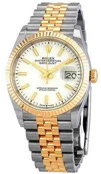 Rolex Datejust 36 126233-0019 36mm Yellow gold and Oystersteel White