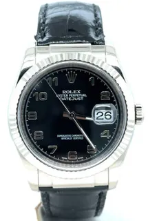 Rolex Datejust 116139 BKAL White gold Black