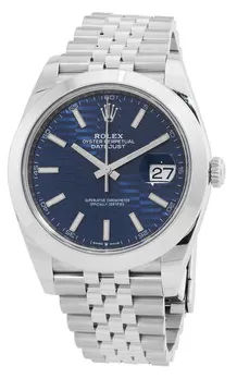 Rolex Datejust 41 126300-0024 41mm Oystersteel Blue