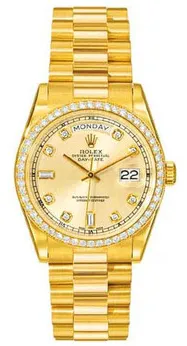 Rolex Day-Date 118348CDP 36mm Yellow gold Champagne