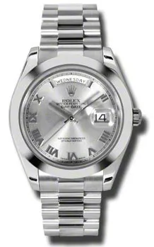 Rolex Day-Date 218206RRP 41mm Platinum Gray