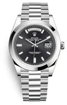 Rolex Day-Date 228206BKDP 40mm Platinum Black