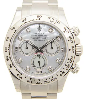 Rolex Daytona 116509MDO 40mm 18kt white gold Mother-of-pearl