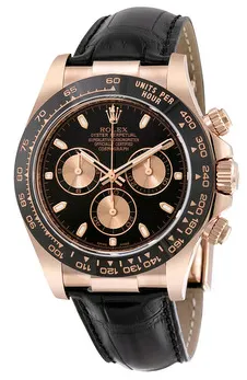 Rolex Daytona 116515ln 40mm Rose gold Black