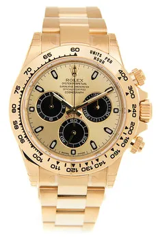 Rolex Daytona 116508BKCSO 40mm Yellow gold Black and champagne