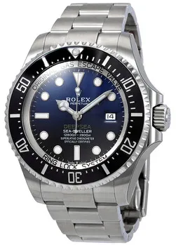 Rolex Sea-Dweller Deepsea 126660-0002 44mm Yellow gold Blue