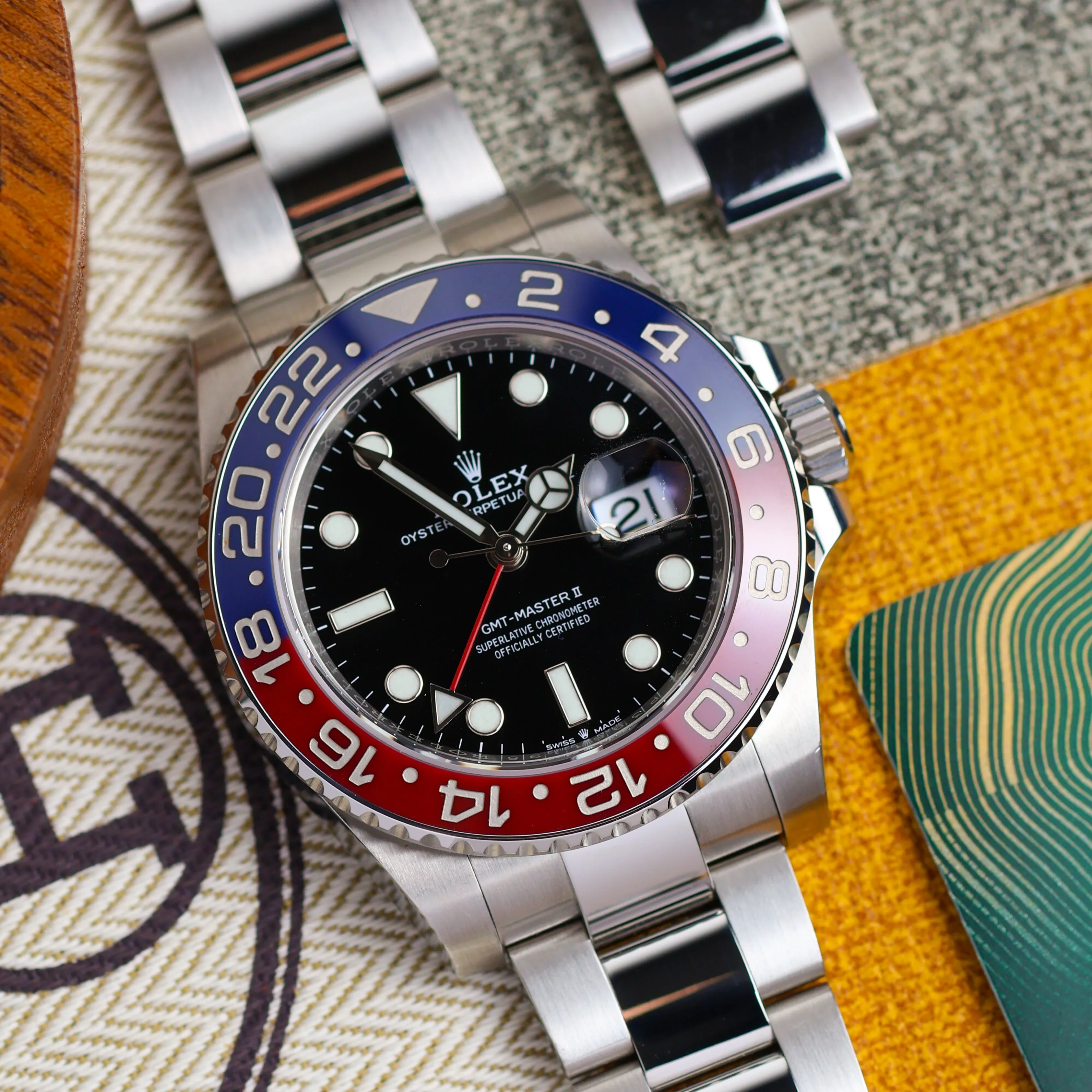 Rolex GMT-Master II 126710BLRO Stainless steel Black