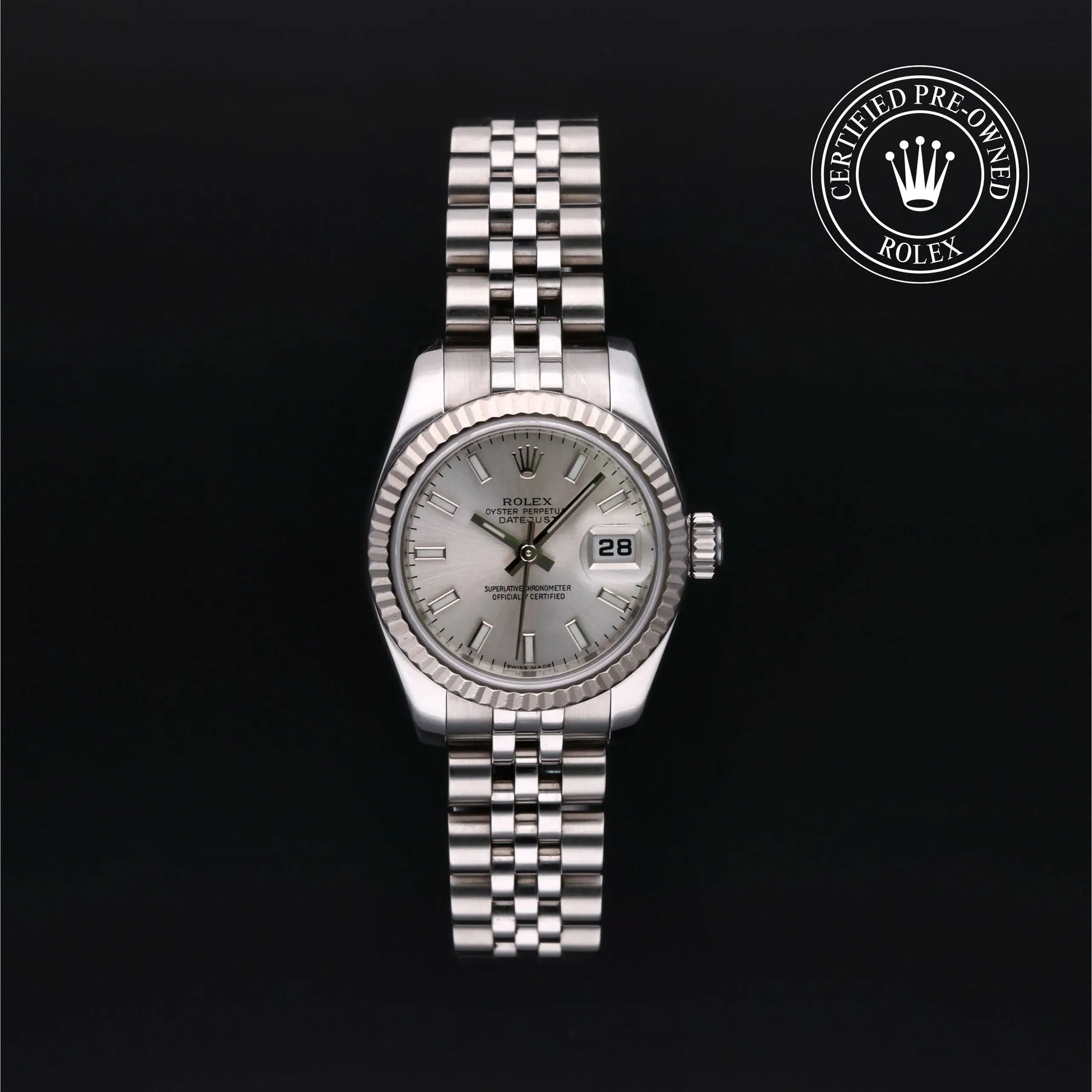 Rolex Lady-Datejust 179174 26mm Stainless steel Silver
