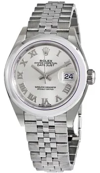 Rolex Lady-Datejust 279160SRJ 28mm Stainless steel Silver