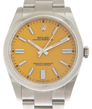 Rolex Oyster Perpetual 124300YLSO 41mm Stainless steel Yellow