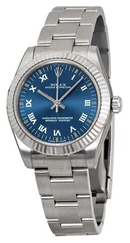 Rolex Oyster Perpetual 177234BLRO 31mm Stainless steel Blue