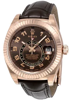 Rolex Sky-Dweller 326135BRAL 42mm Rose gold Brown