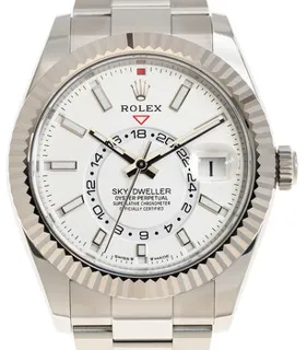 Rolex Sky-Dweller 336934-0003 White gold and Stainless steel White