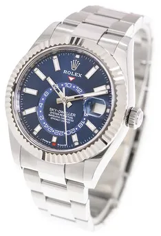 Rolex Sky-Dweller 336934-0005 42mm White gold and Oystersteel Blue 1