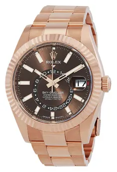 Rolex Sky-Dweller 336935-0002 42mm Everose gold Brown