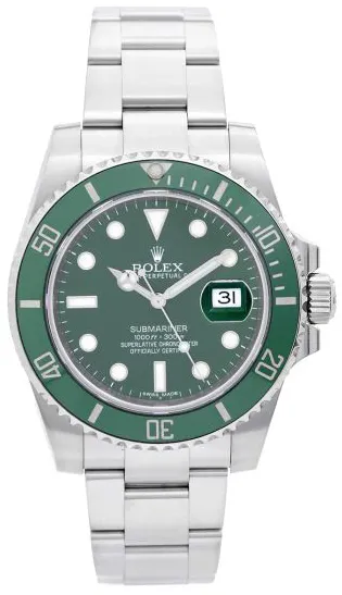 Rolex Submariner 116610V 40mm Stainless steel Green