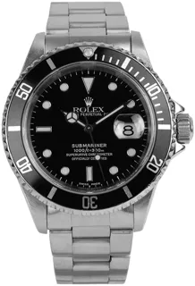 Rolex Submariner 16610 40mm Stainless steel Black