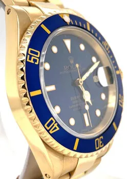 Rolex Submariner 16618LB nullmm Yellow gold Blue 3