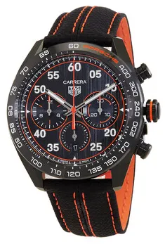 TAG Heuer Carrera X Porsche Orange Racing CBN2A1M.FC6526 44mm Stainless steel Black