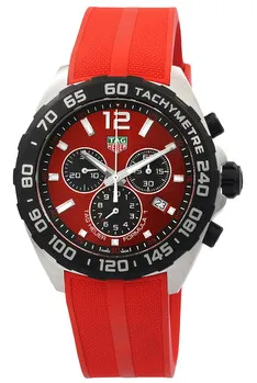 TAG Heuer Formula 1 CAZ101AN.FT8055 43mm Stainless steel Red