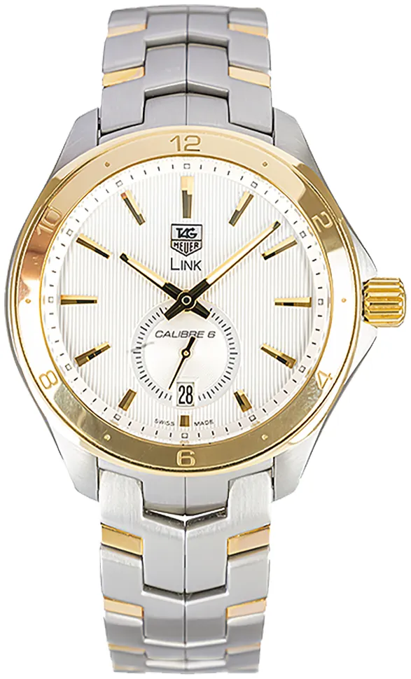 TAG Heuer Link WAT2150 40mm Yellow gold and stainless steel Silver
