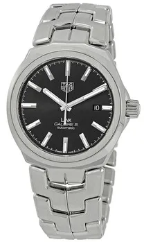 TAG Heuer Link Calibre 5 WBC2110.BA0603 41mm Stainless steel Black