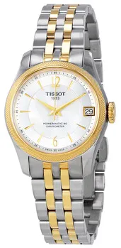 Tissot Ballade Powermatic 80 COSC T108.208.22.117.00 30mm Stainless steel White