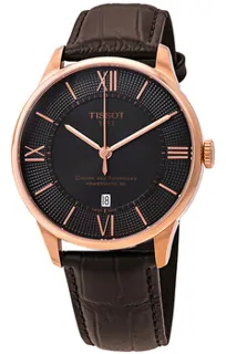 Tissot Chemin Des Tourelles T099.407.36.448.00 42mm Rose gold Gray