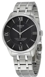 Tissot Chemin Des Tourelles T099.408.11.058.00 Stainless steel Black