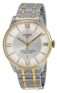 Tissot Chemin Des Tourelles T099.408.22.038.00 Yellow gold Silver