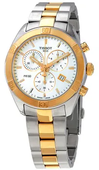 Tissot PR 100 T101.917.22.031.00 38mm Yellow gold Silver