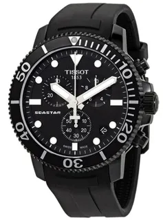 Tissot Seastar T120.417.37.051.02 Stainless steel and Black PVD Black