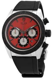 Tudor Fastrider 42010N-0009 Ceramic and Stainless steel Red