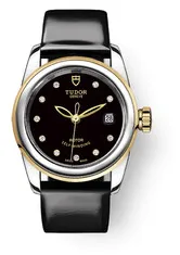 Tudor Glamour 51003-0023 Yellow gold and Stainless steel Black