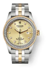 Tudor Glamour 53023-0021 Yellow gold and Stainless steel Champagne