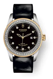 Tudor Glamour 53023-0041 Yellow gold and Stainless steel Black