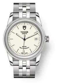 Tudor Glamour 55000-0103 Stainless steel White