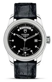 Tudor Glamour Date-Day M56000-0049 39mm Stainless steel Black