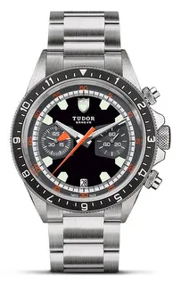 Tudor Heritage Chrono M70330N-0005 42mm Stainless steel Black