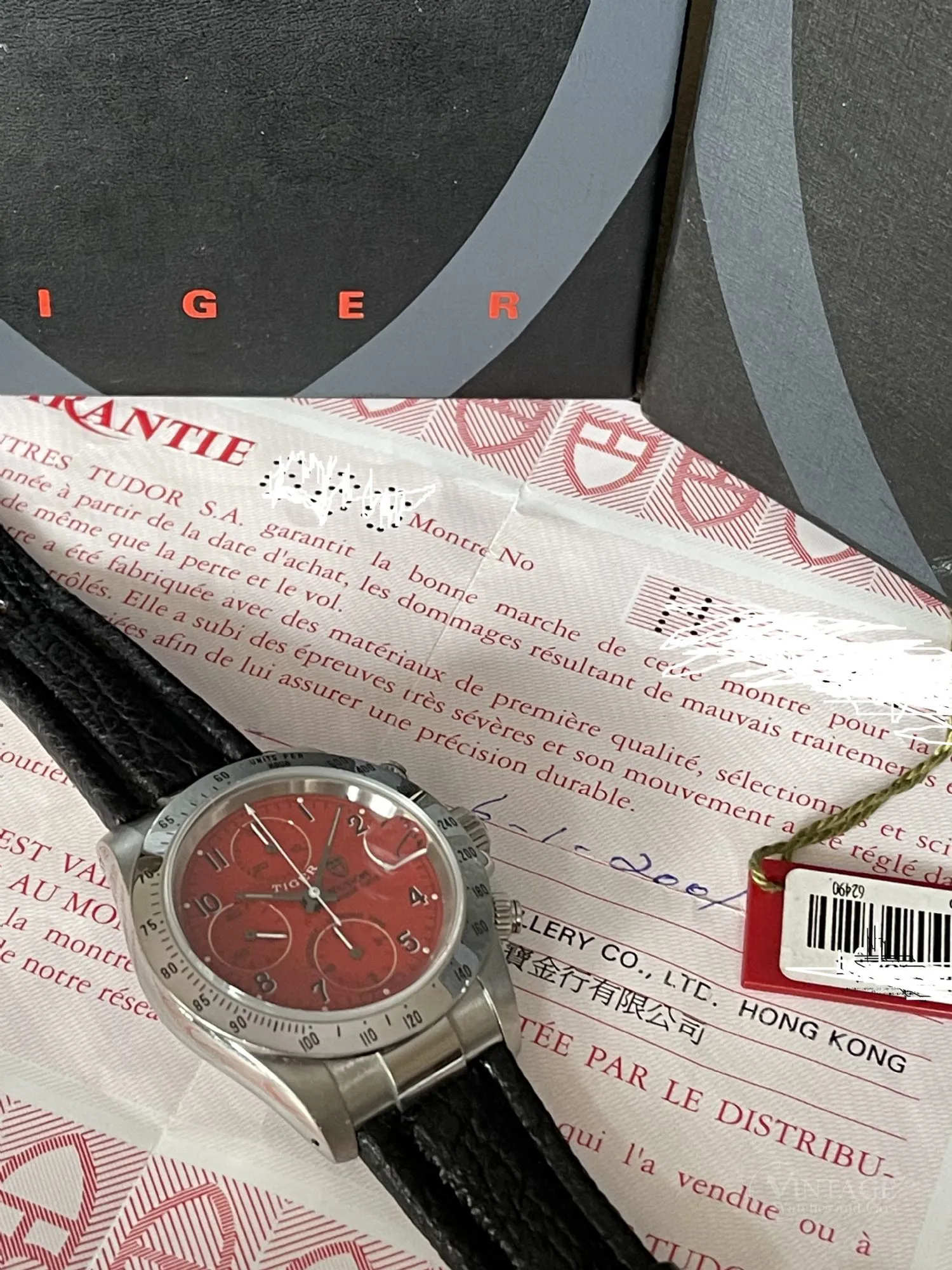 Tudor Prince Date 79280 40mm Stainless steel Red 11