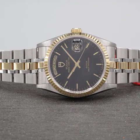Tudor Prince Date-Day 76213 36mm Stainless steel Black