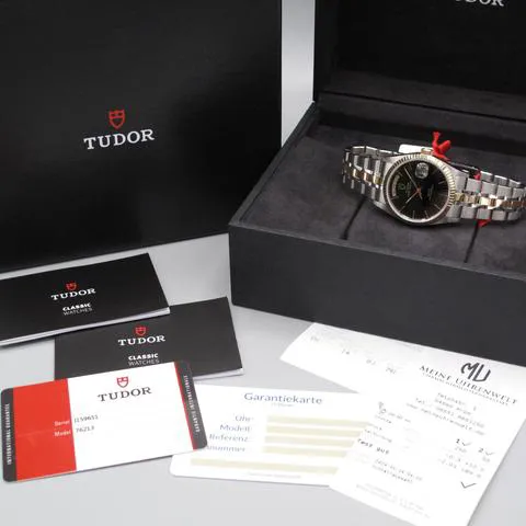 Tudor Prince Date-Day 76213 36mm Stainless steel Black 7